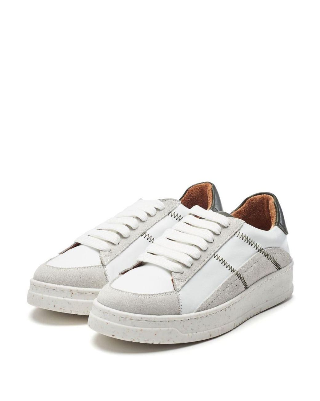 Shoon White Sh Emery Leather