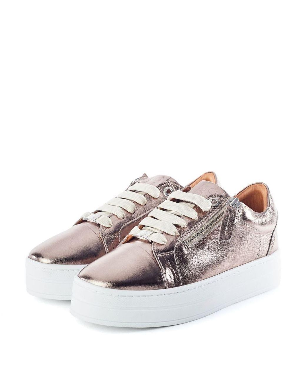 Moda In Pelle Gray Abbiy Light Pewter Leather