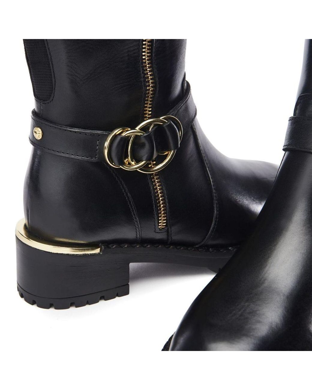 Moda In Pelle Black Sherie Leather