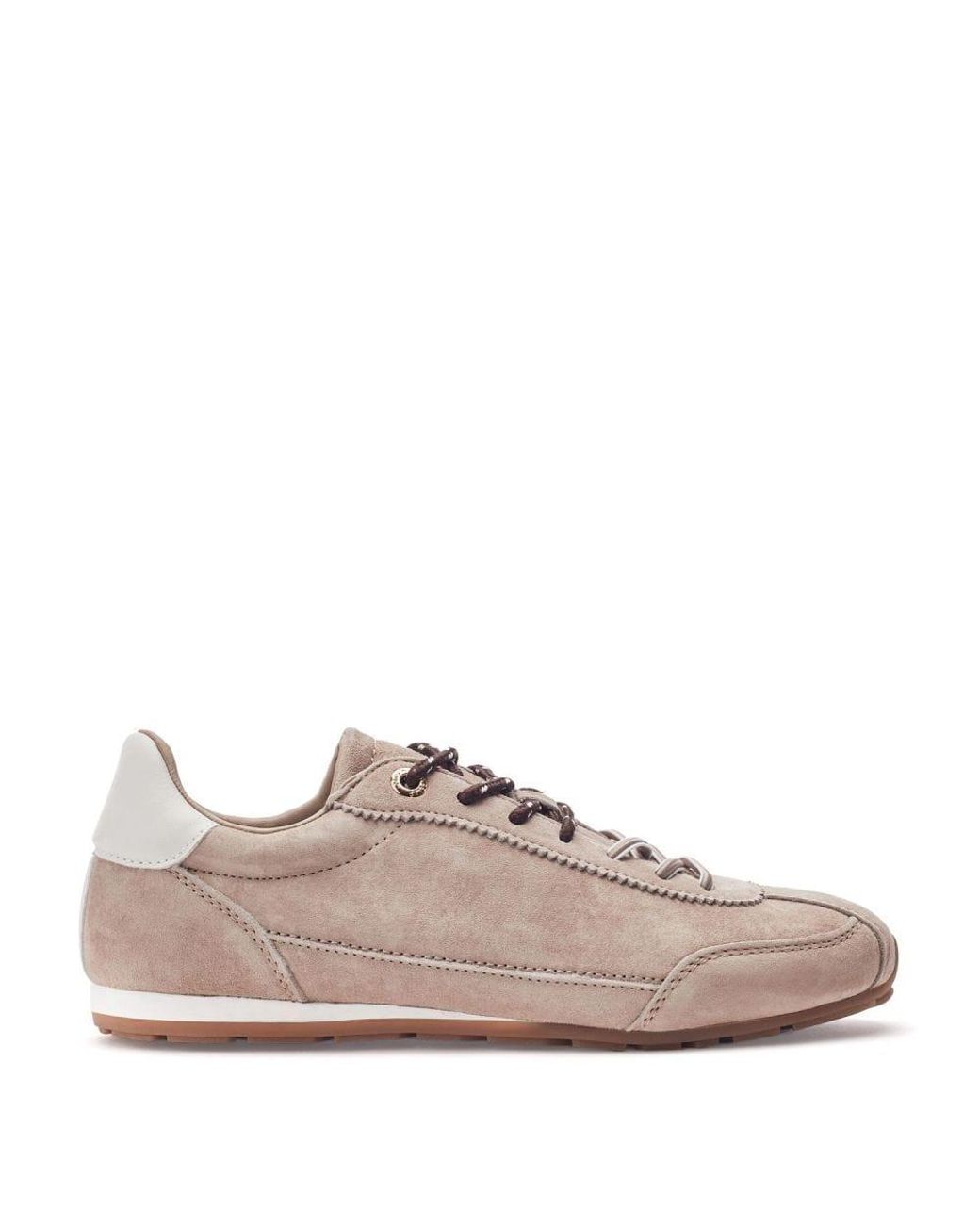 Moda In Pelle Pink Ares Taupe Suede