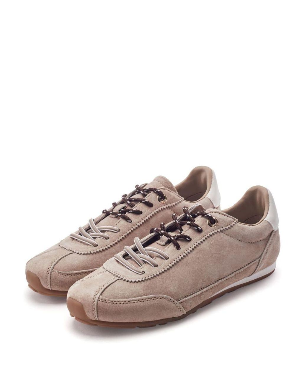Moda In Pelle Pink Ares Taupe Suede