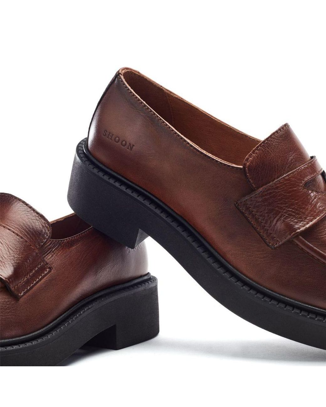 Shoon Red Sh Ivy Leather