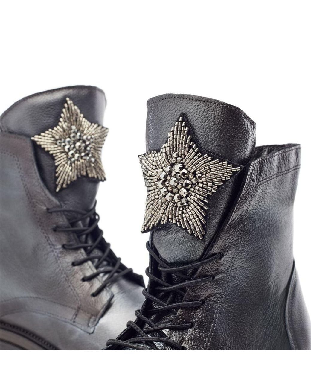 Moda In Pelle Blue Oakleigh Dark Pewter Leather