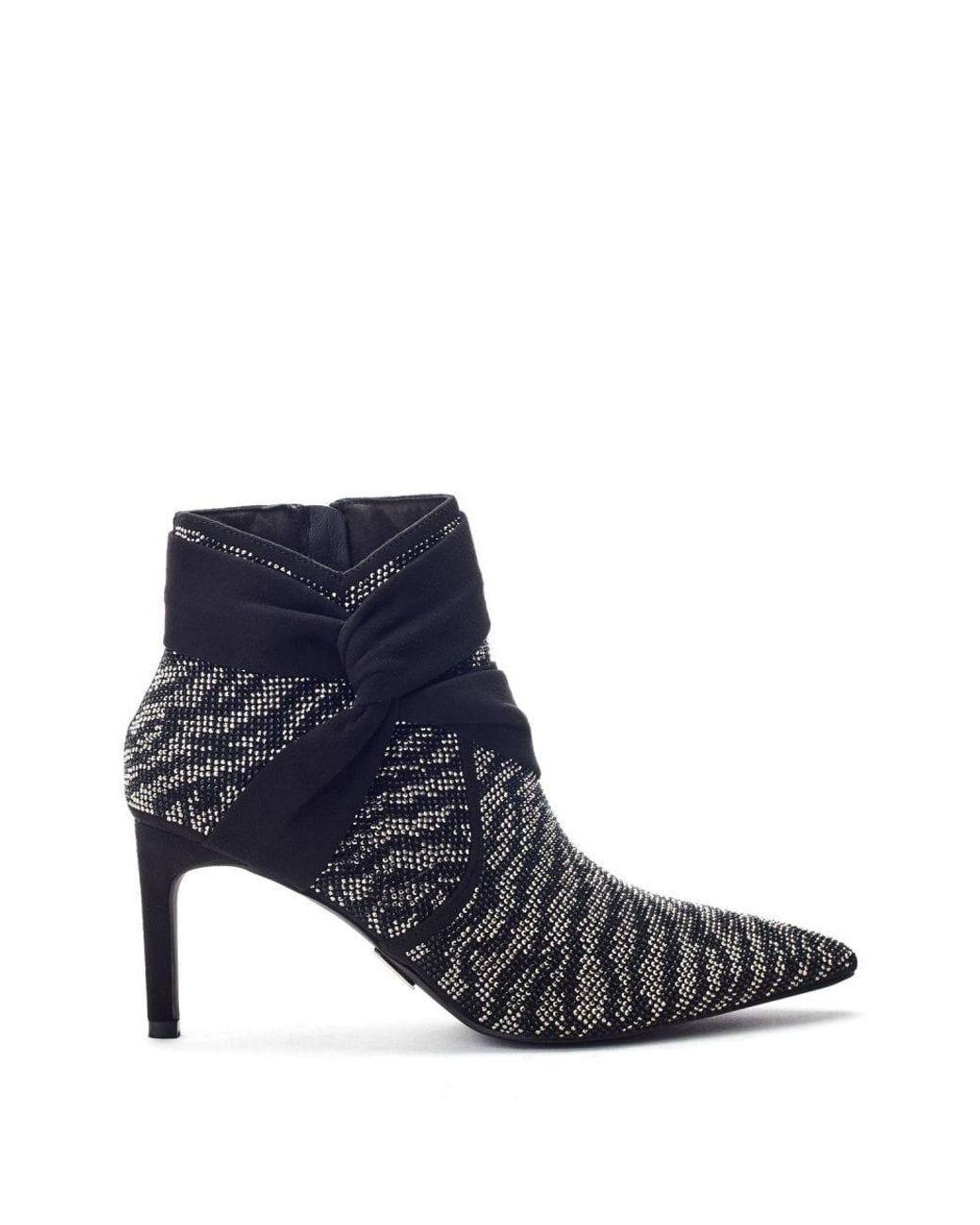 Moda In Pelle Blue Quinia Zebra Alcantara
