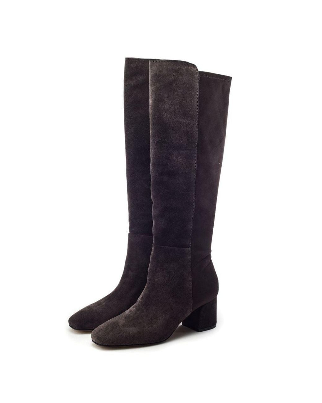 Moda In Pelle Black Serrafina Dark Suede