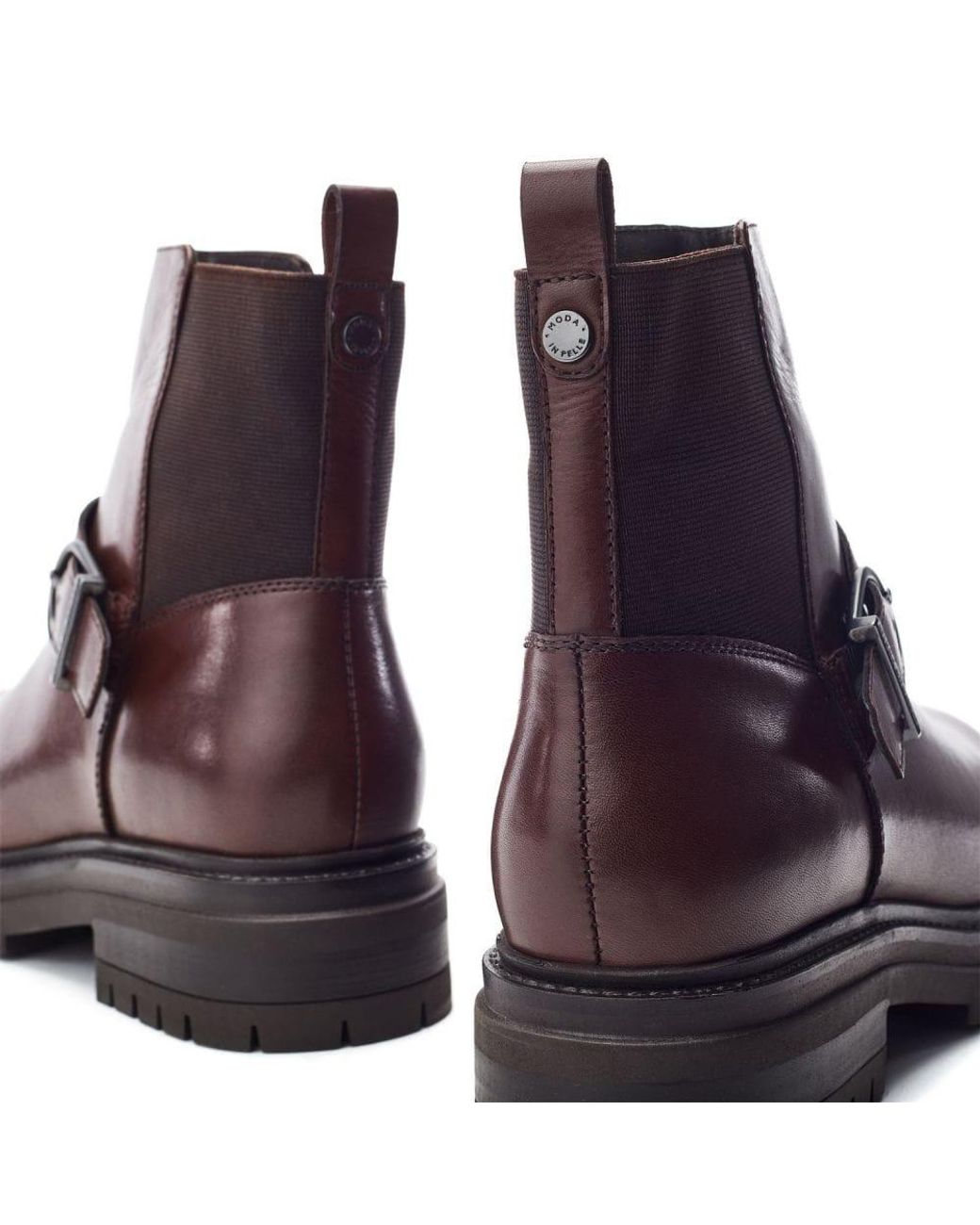 Moda In Pelle Purple Othelia Dark Leather