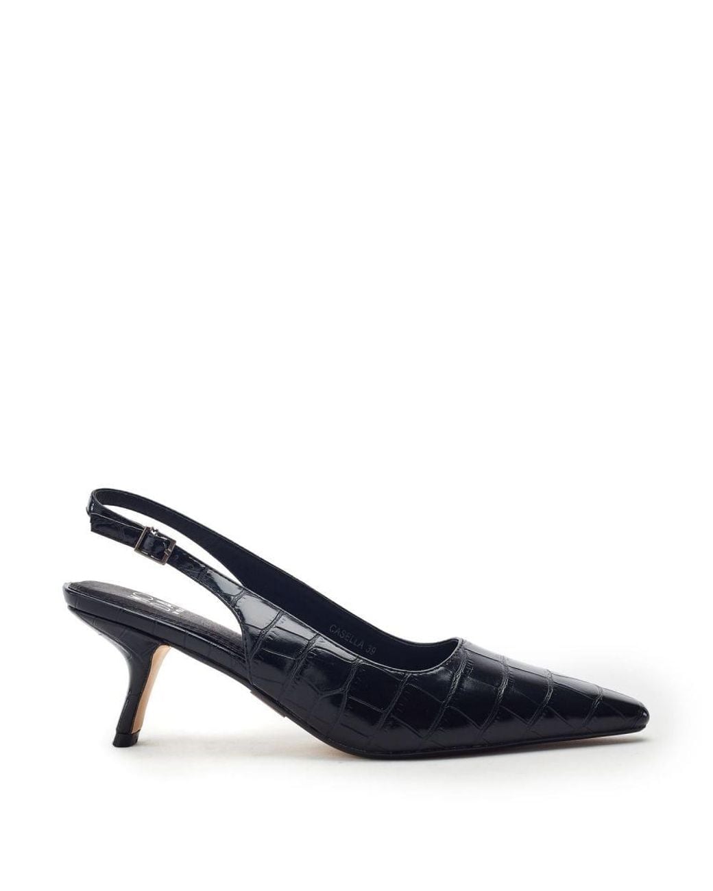 Moda In Pelle Blue Gasella Patent Mocc Croc
