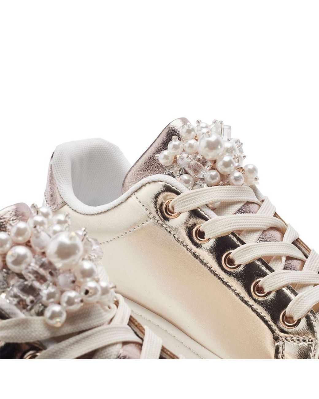 Moda In Pelle Gray Bonnee-Metallic Metallic