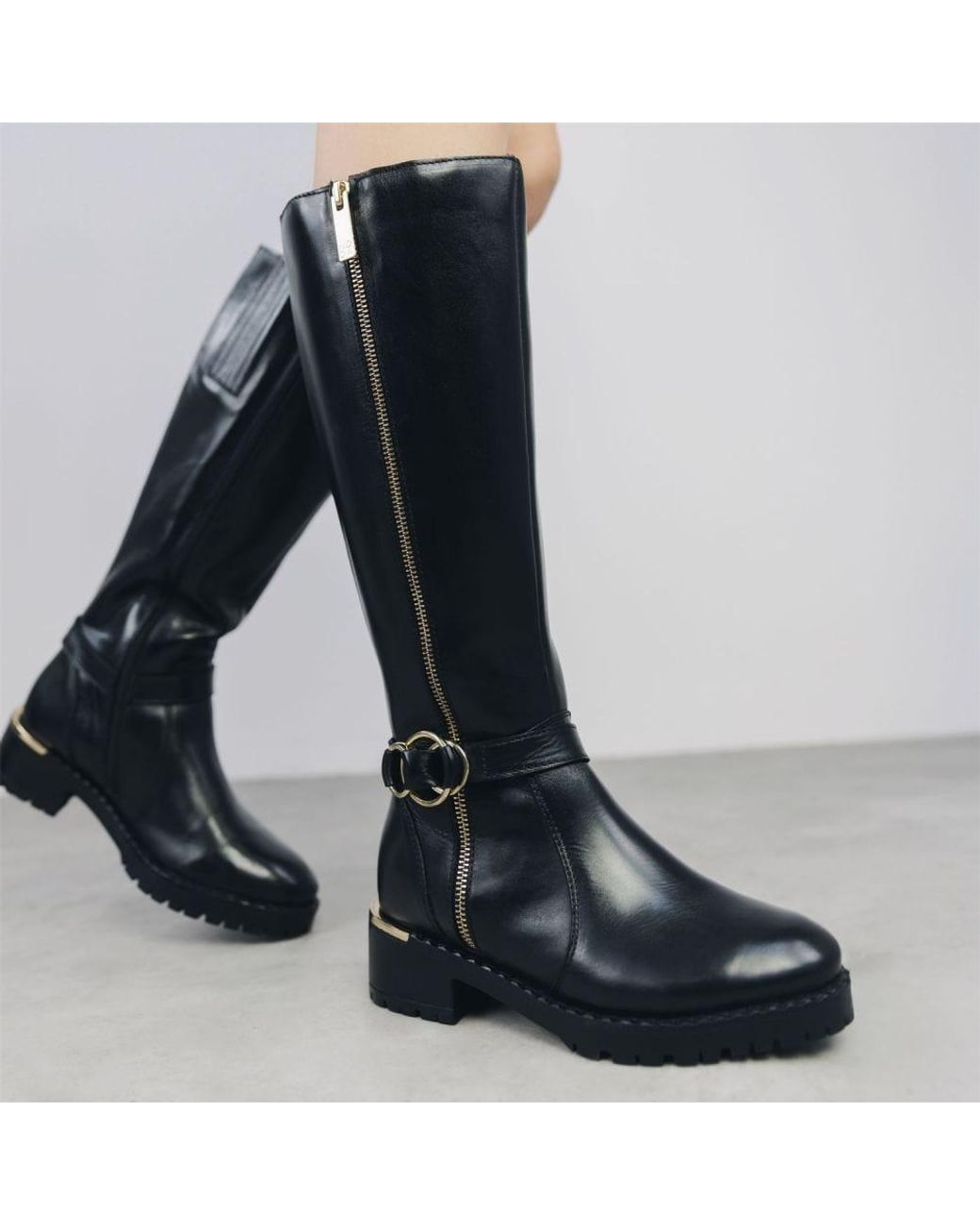 Moda In Pelle Black Sherie Leather