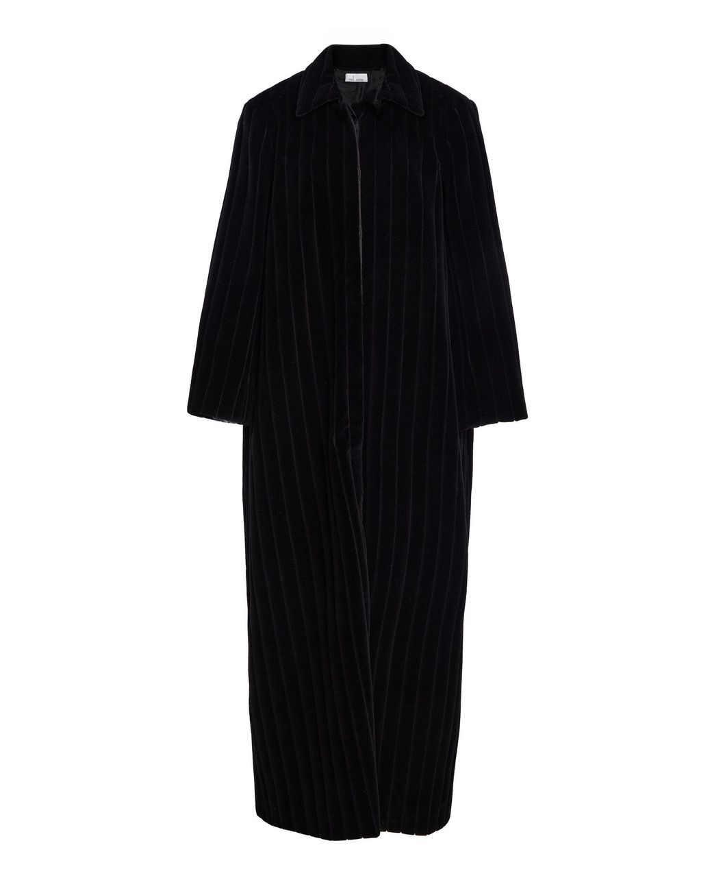 Mel Usine Black Arles Velvet Corduroy Coat