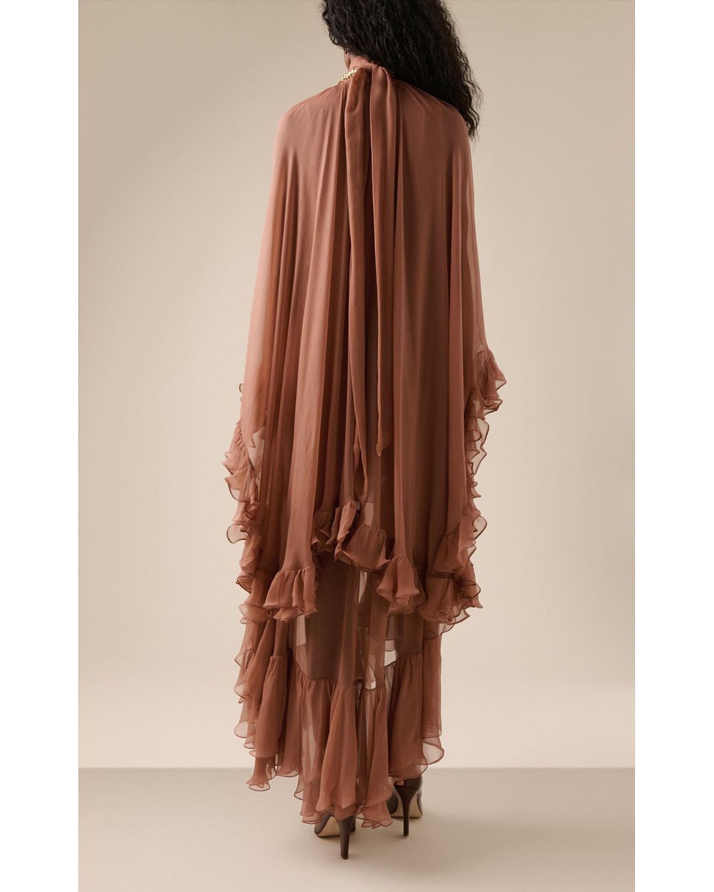 open lace back dress Pleated Mix Media Maxi Dress – English Factory