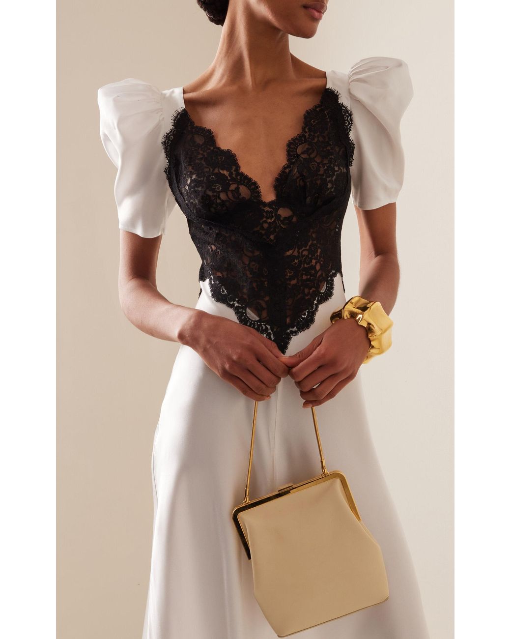 RODARTE ロダルテ ワンピース Lace-trimmed silk maxi 863774 RODARTE ロダルテ ワンピース Lace-trimmed silk maxi 863774