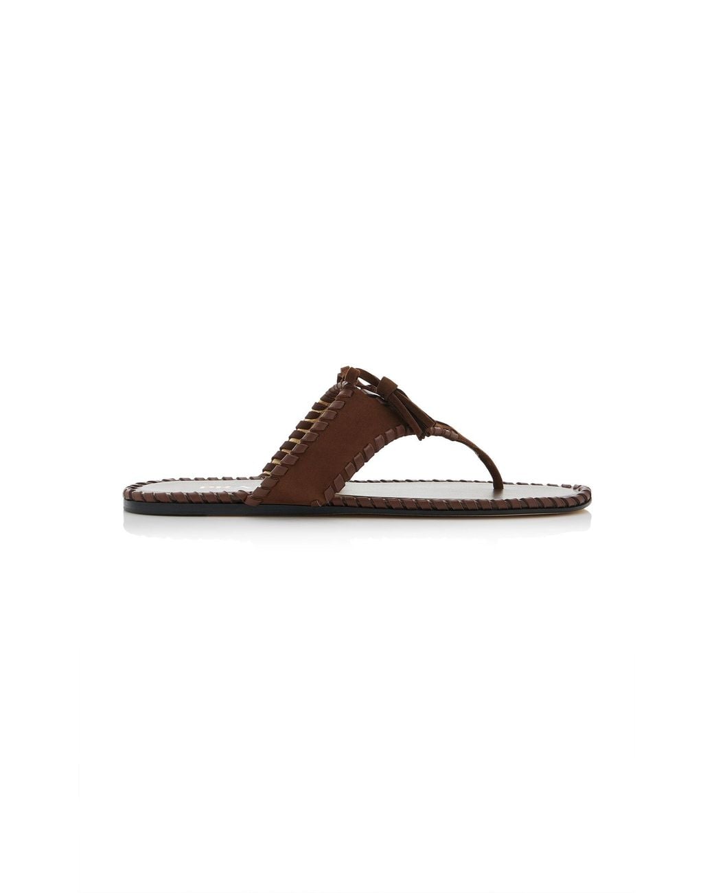 Prada Brown Suede Sandals