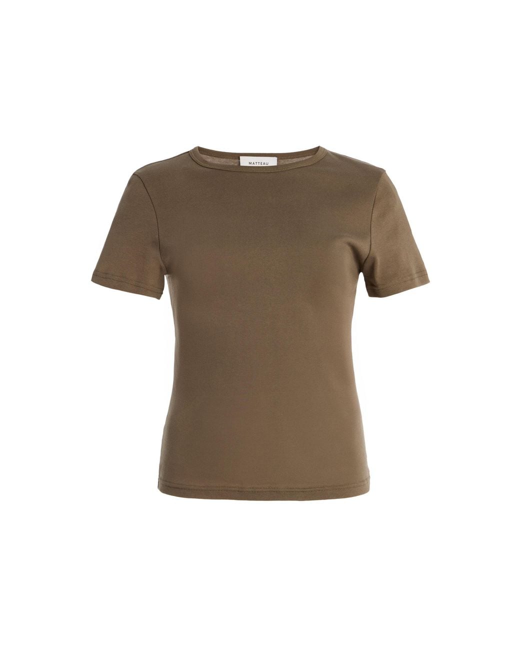 Matteau Gray Baby Cotton T-Shirt