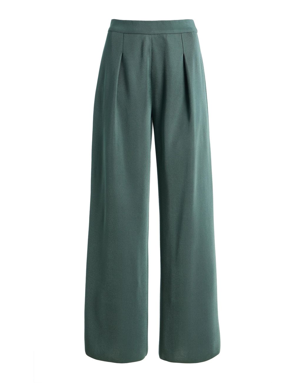 High Sport Green Slinky Gene Crepe Wide-Leg Pants