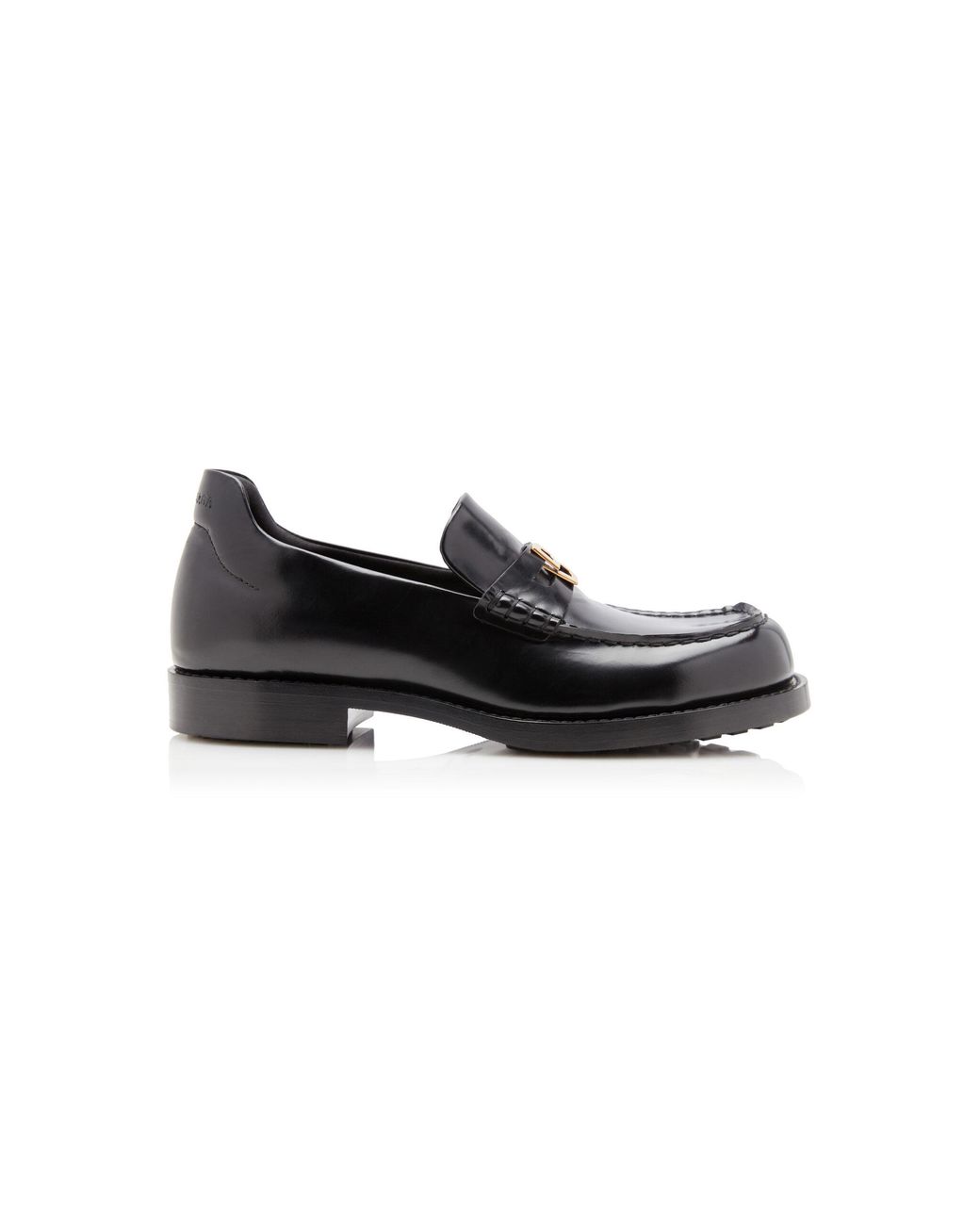 Balenciaga Black Comfy Leather Loafers
