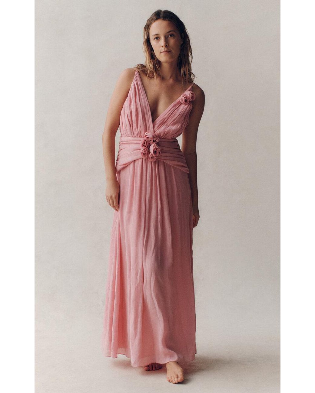 Aje. Mercurial Maxi Dress in Pink | Lyst