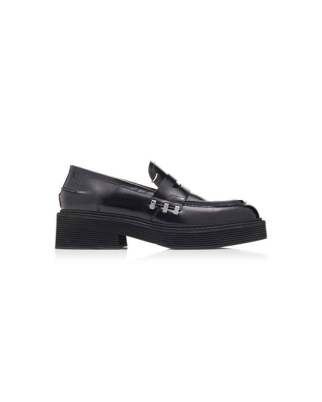 Marni Chunky Sole Penny Loafers in Black for Men | Lyst UK