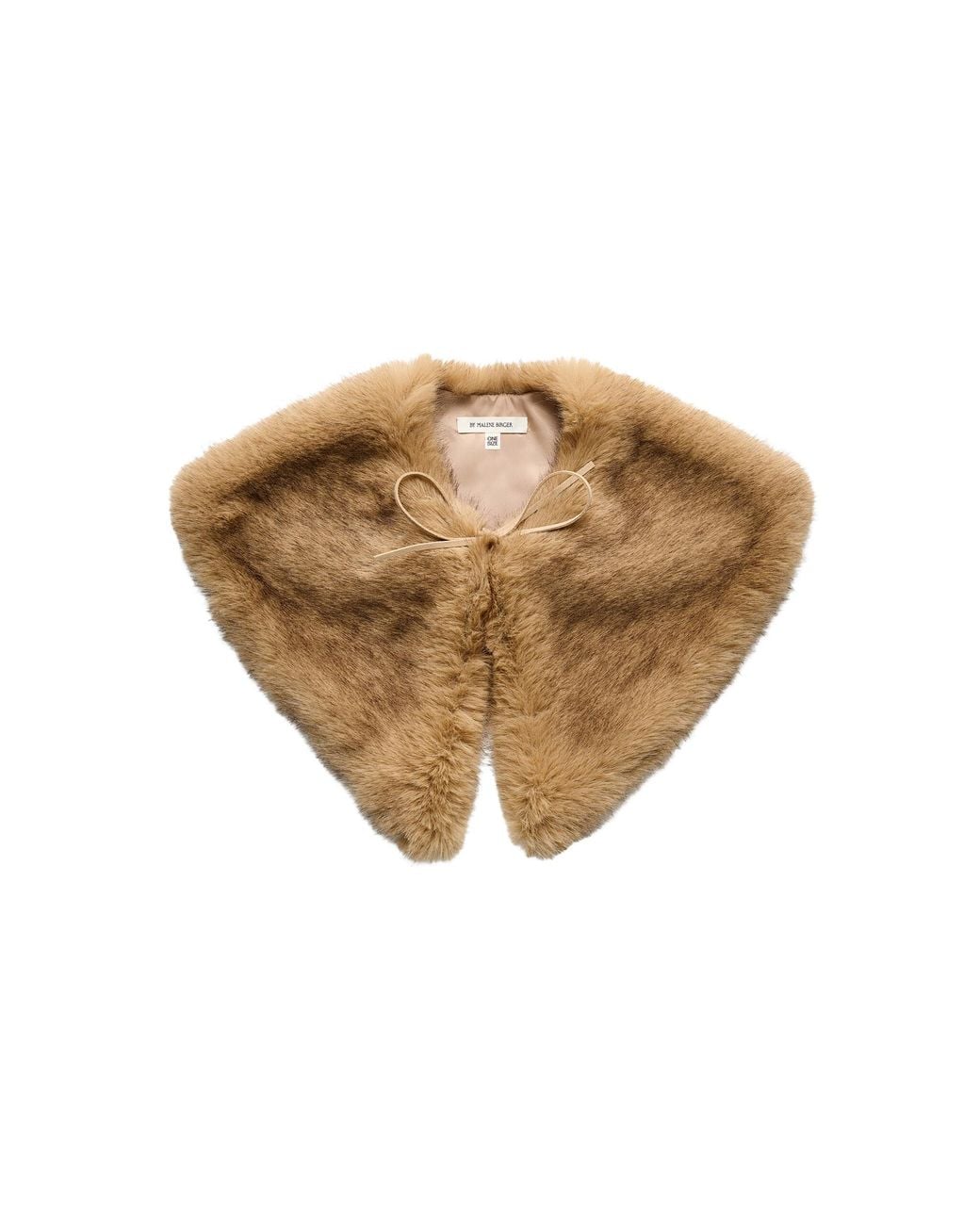 By Malene Birger Natural Cowilla Faux Fur Collar