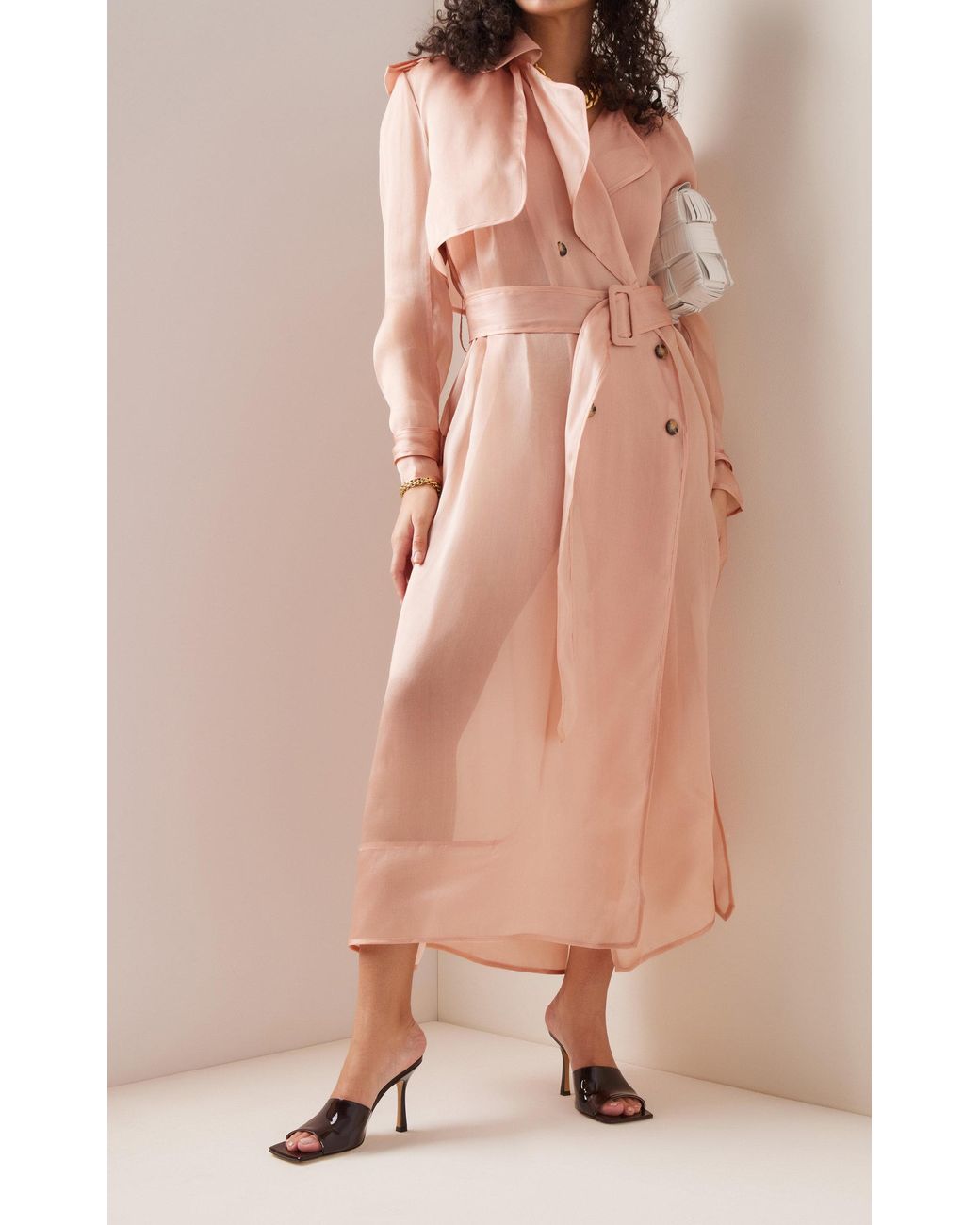 Silk on sale organza coat