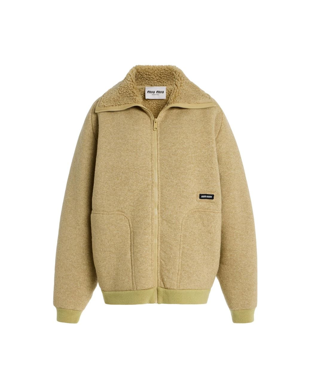 Miu Miu Natural Sherpa Jacket