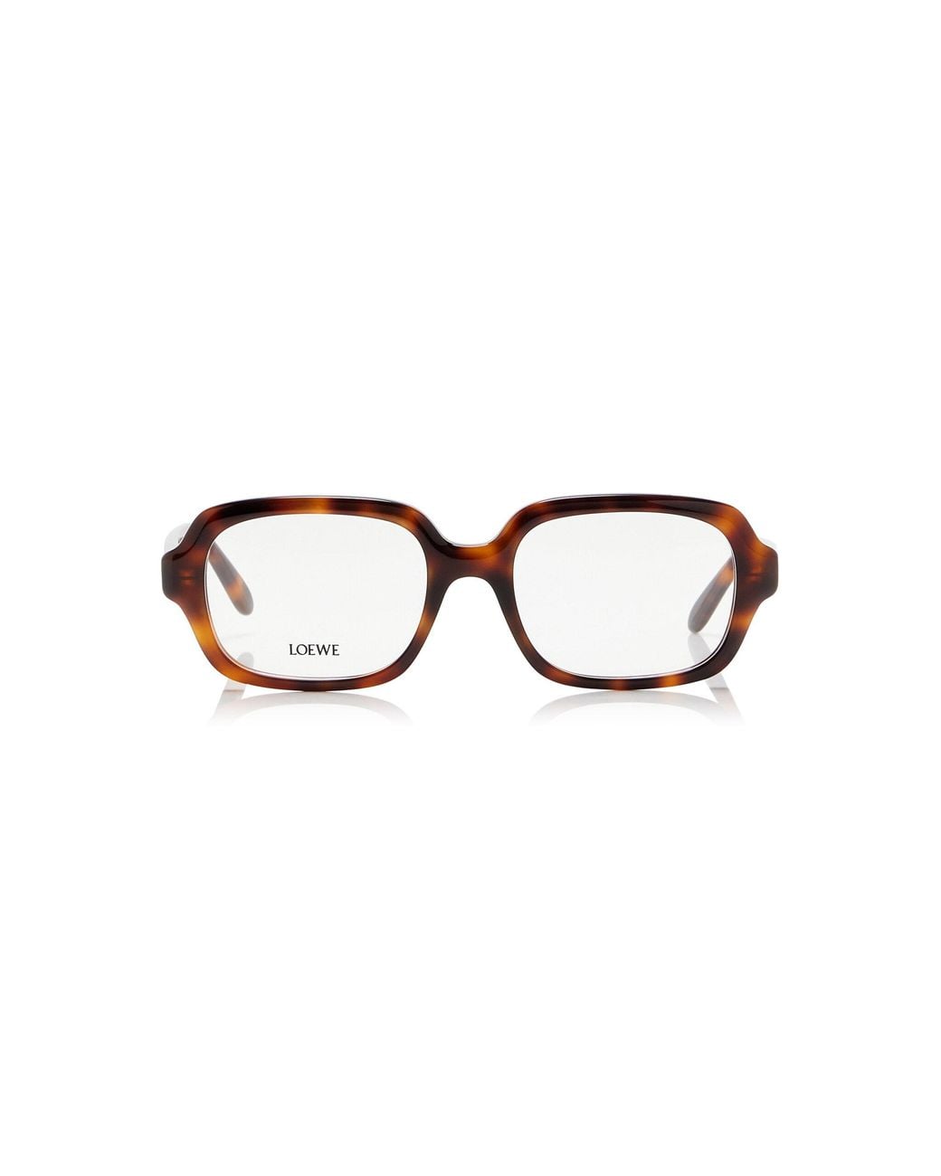 Loewe Brown Square-Frame Acetate Glasses