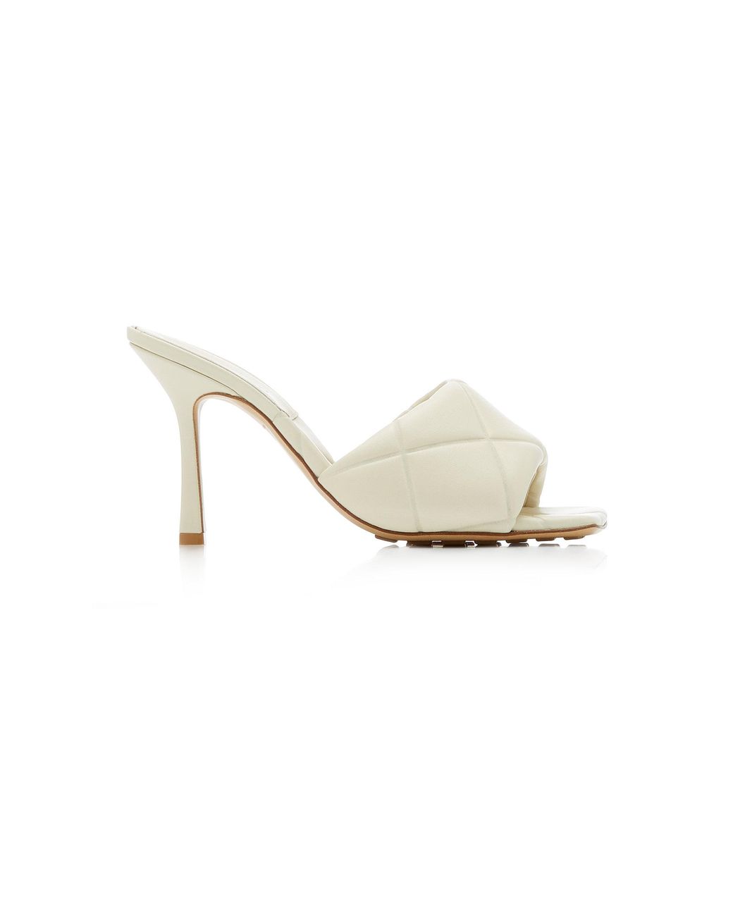 bottega veneta lido sandals white