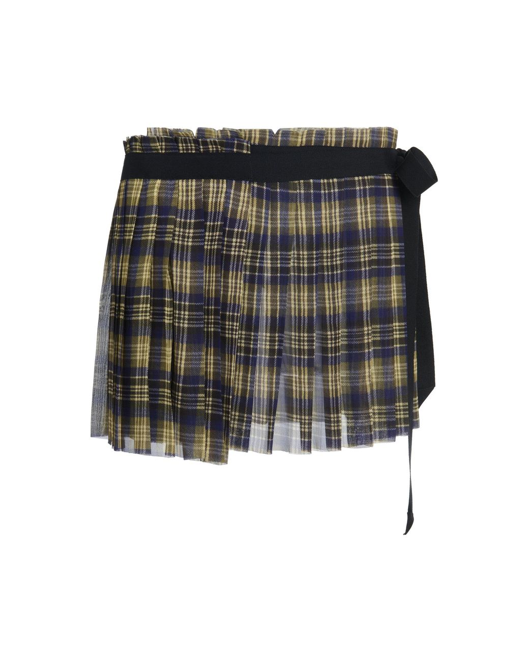 Dries Van Noten Black Gabrita Pleated Mini Skirt