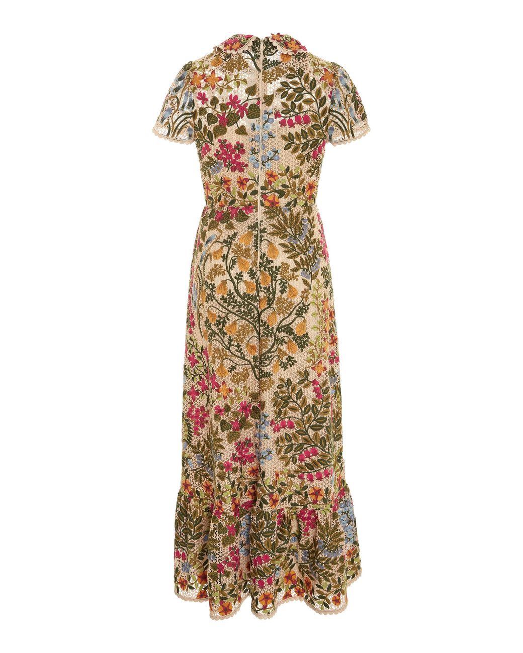 red valentino floral embroidered dress Floral Embroidered Poplin Dress by RED Valentino