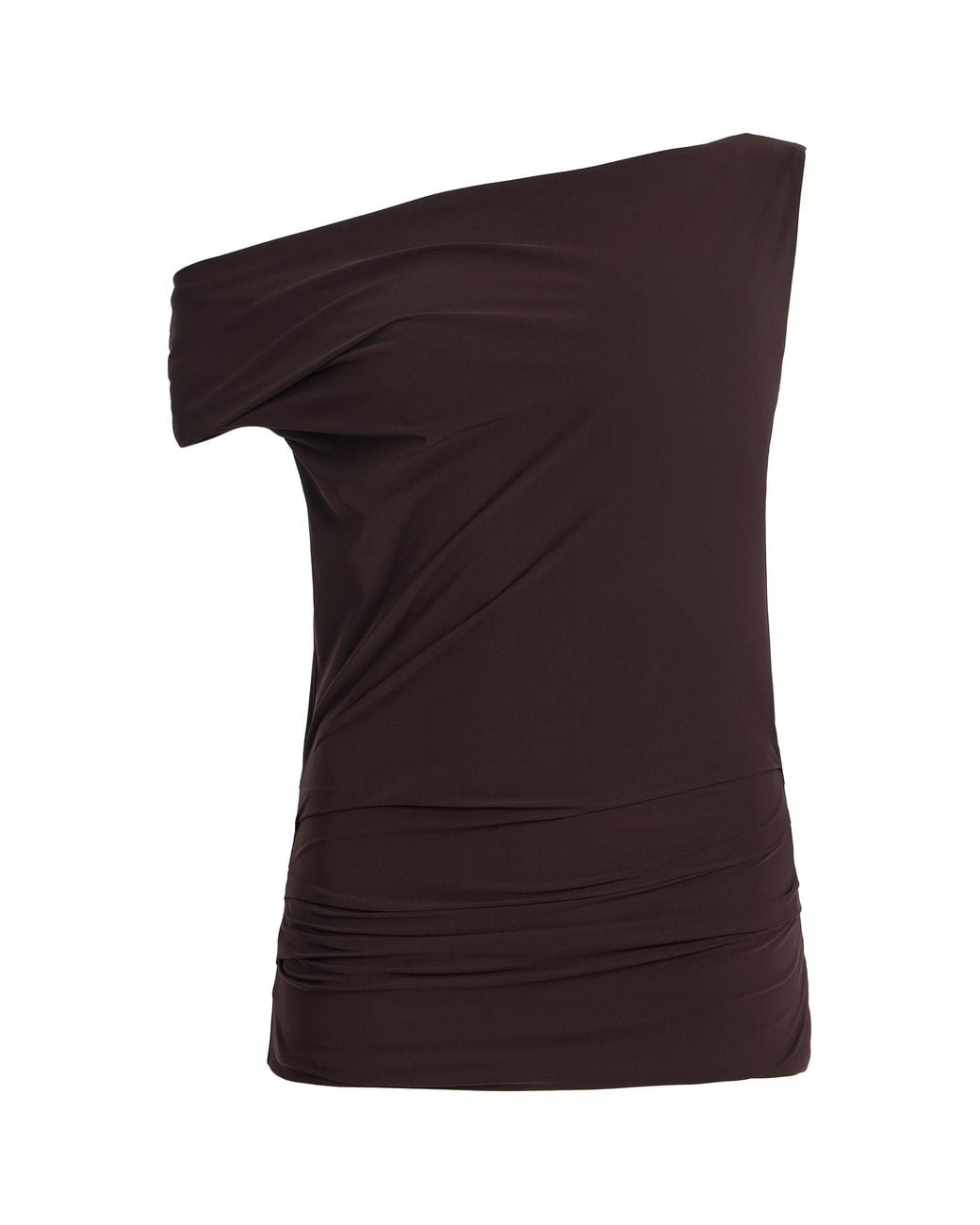Agolde Black Carlin Jersey Top