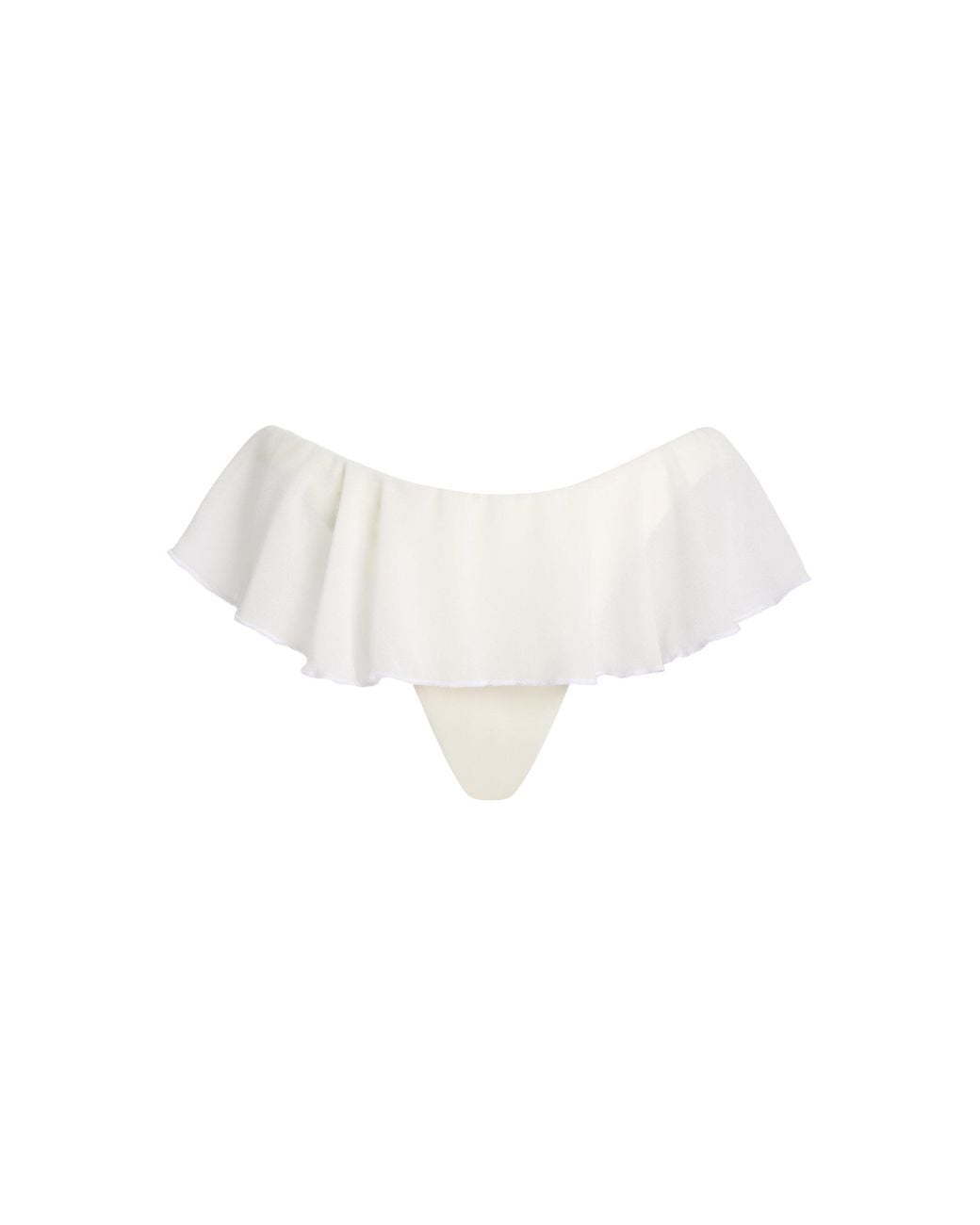 Mare Perpetua White Nostalgia Bikini Bottom