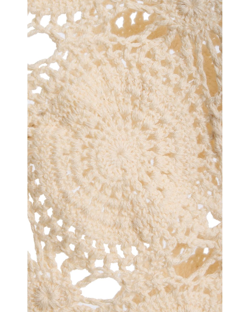 Escvdo Natural Siula Crocheted Cotton Top