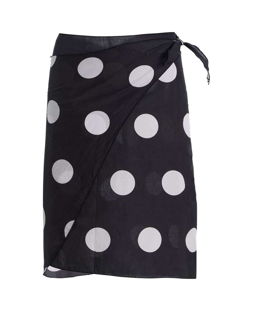 Juillet Black Mia Polka-Dot Sarong