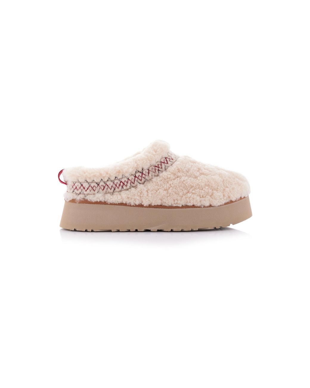 UGG Tazz Shearling Platform Slippers in Pink | Lyst