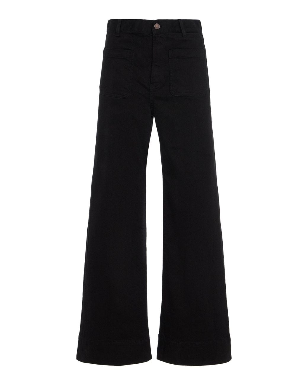 Jeanerica Black St Monica Stretch High-rise Flared-leg Jeans