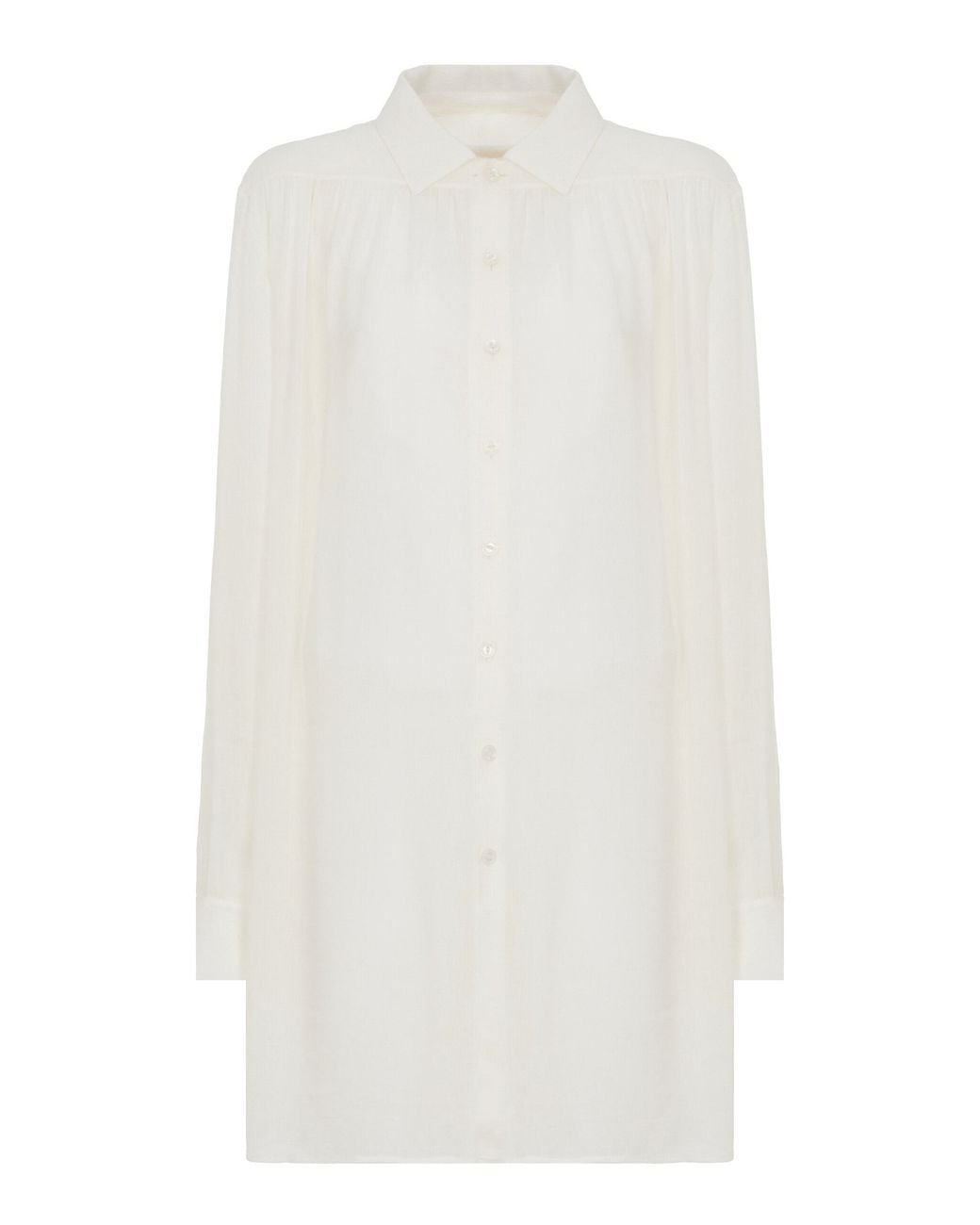 Ralph Lauren White Karmen Chiffon Shirt