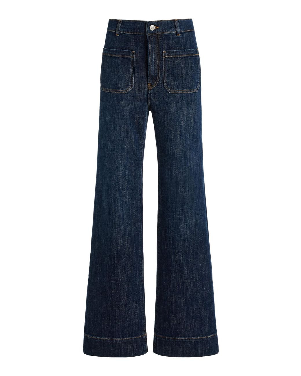 Jeanerica Blue St Monica Low-Rise Flared-Leg Jeans