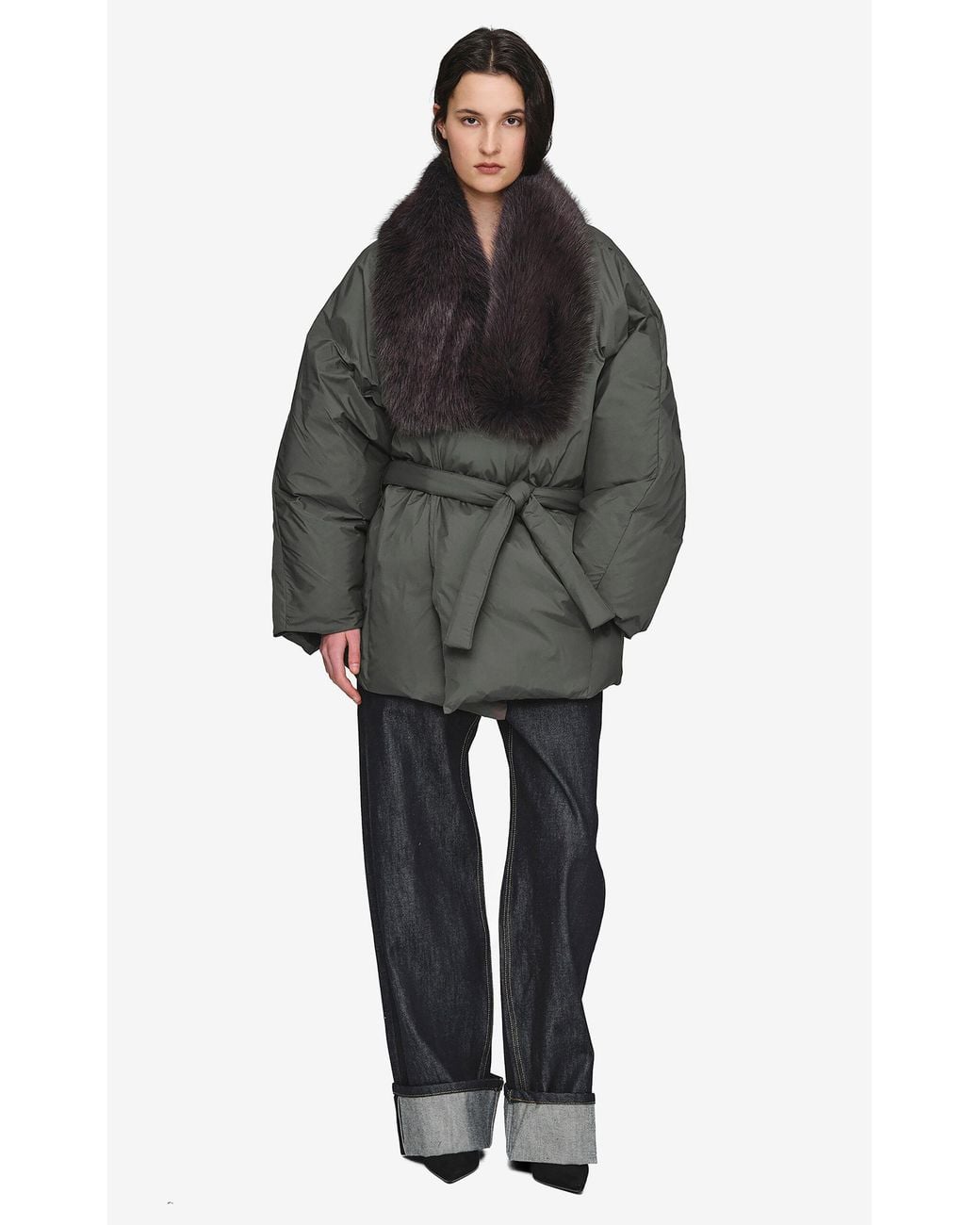 Source Unknown Black Egizio Puffer Down Jacket
