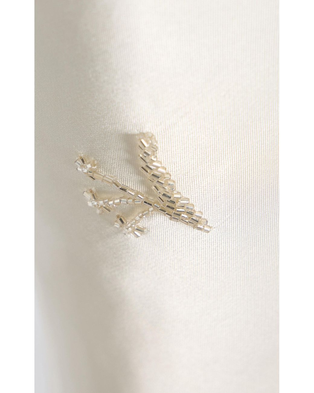 Anna October Exclusive Waterlily Beaded Maxi Dress in White | Lyst Canada