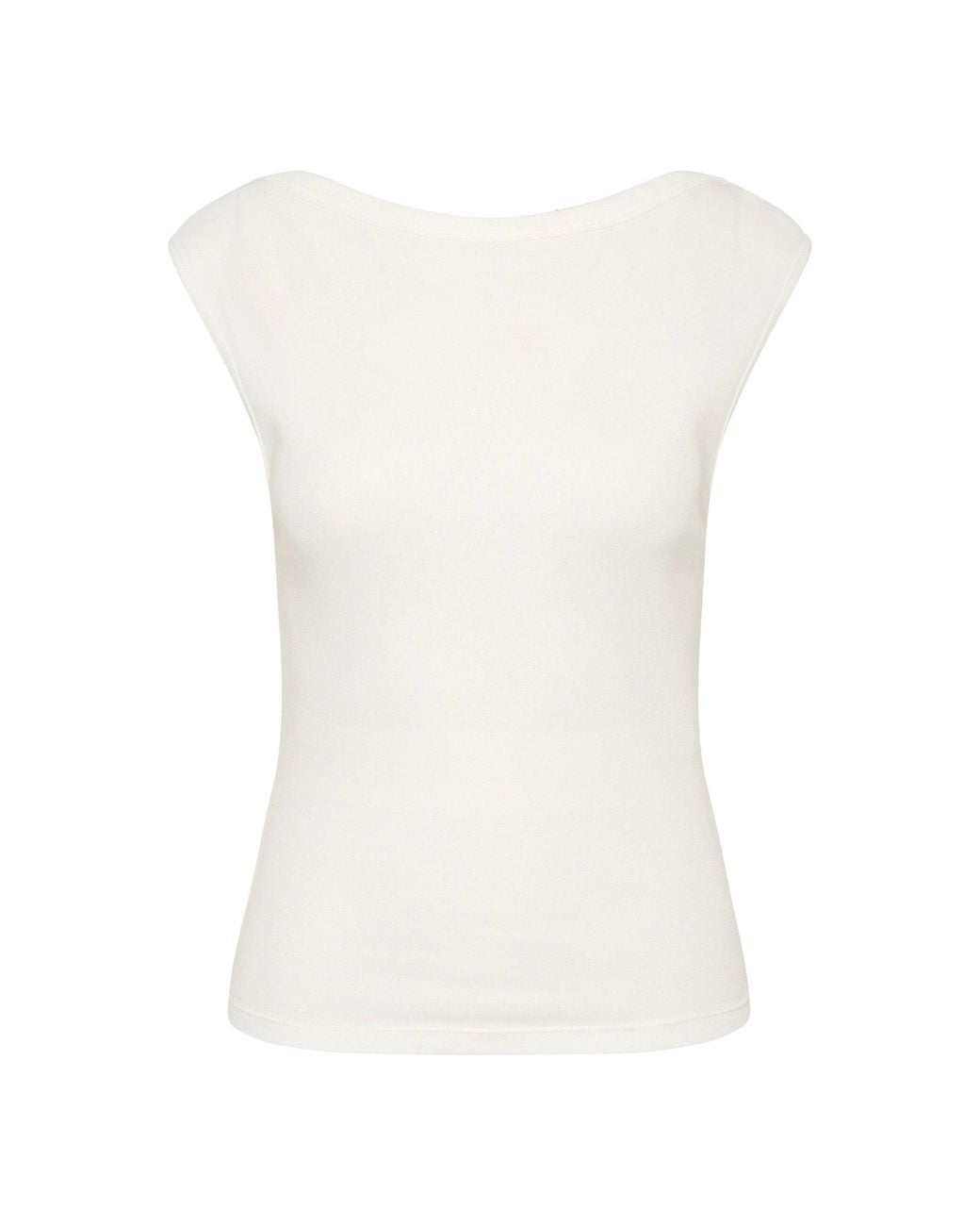 St. Agni White Ballerina Cotton Top