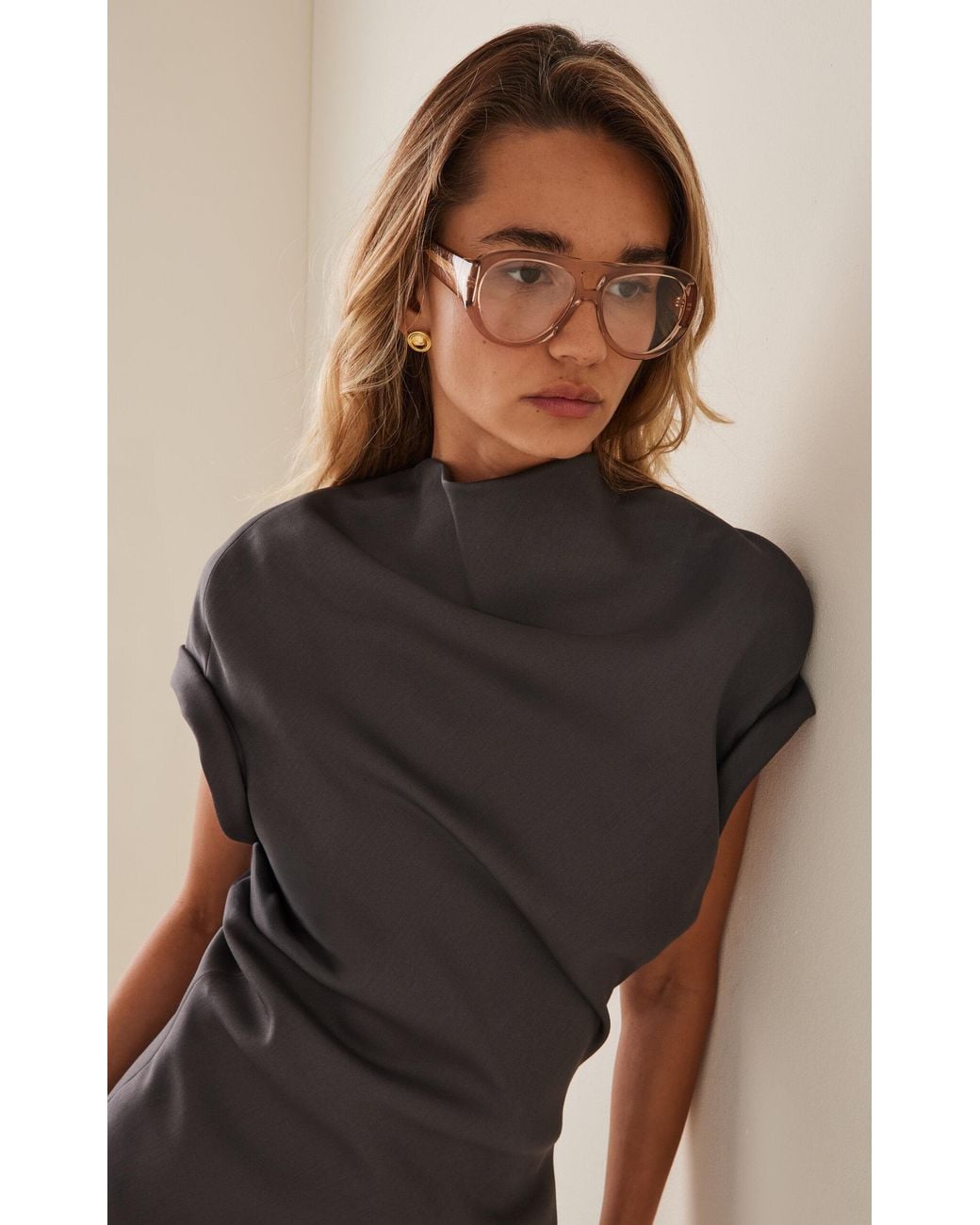 Givenchy Pink Bold Round-Frame Acetate Optical Glasses