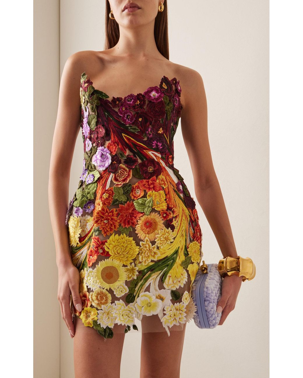 【日本入手困難】Embroidered tulle mini-dress ワンピース ZARA Lace Halter Swing Babydoll Mini Dress XS White Floral