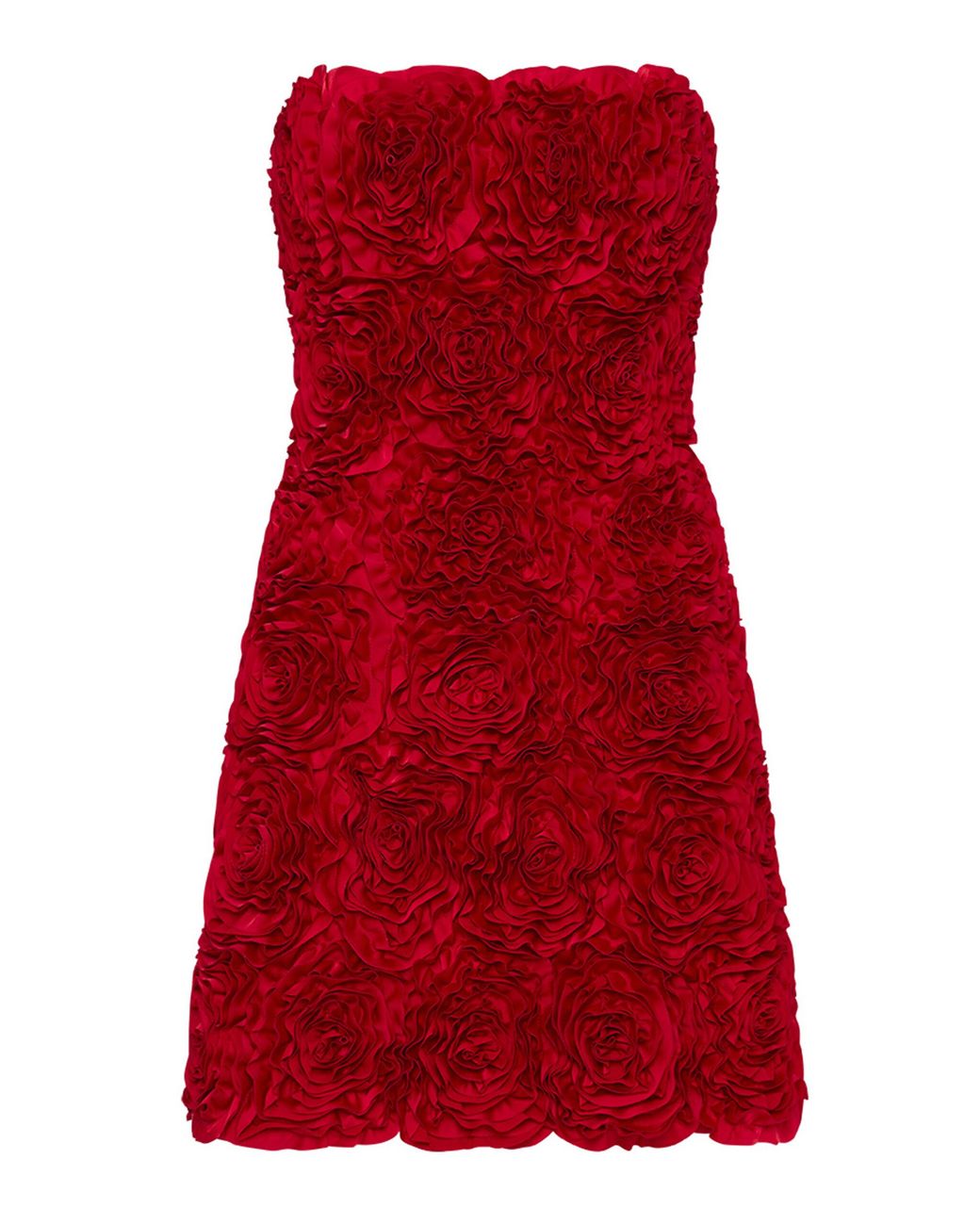 knee length dresses for ladies AJE Women's Astrid Pleat Panel Strapless Mini Dress