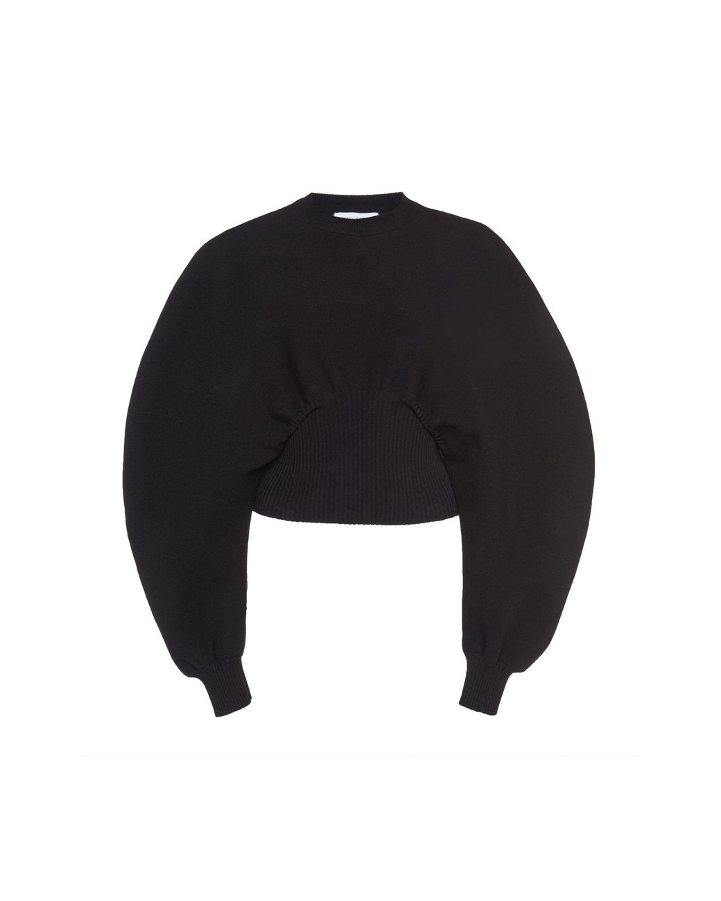 Bottega Veneta Black Ribbed-trim Wool Knit Sweater