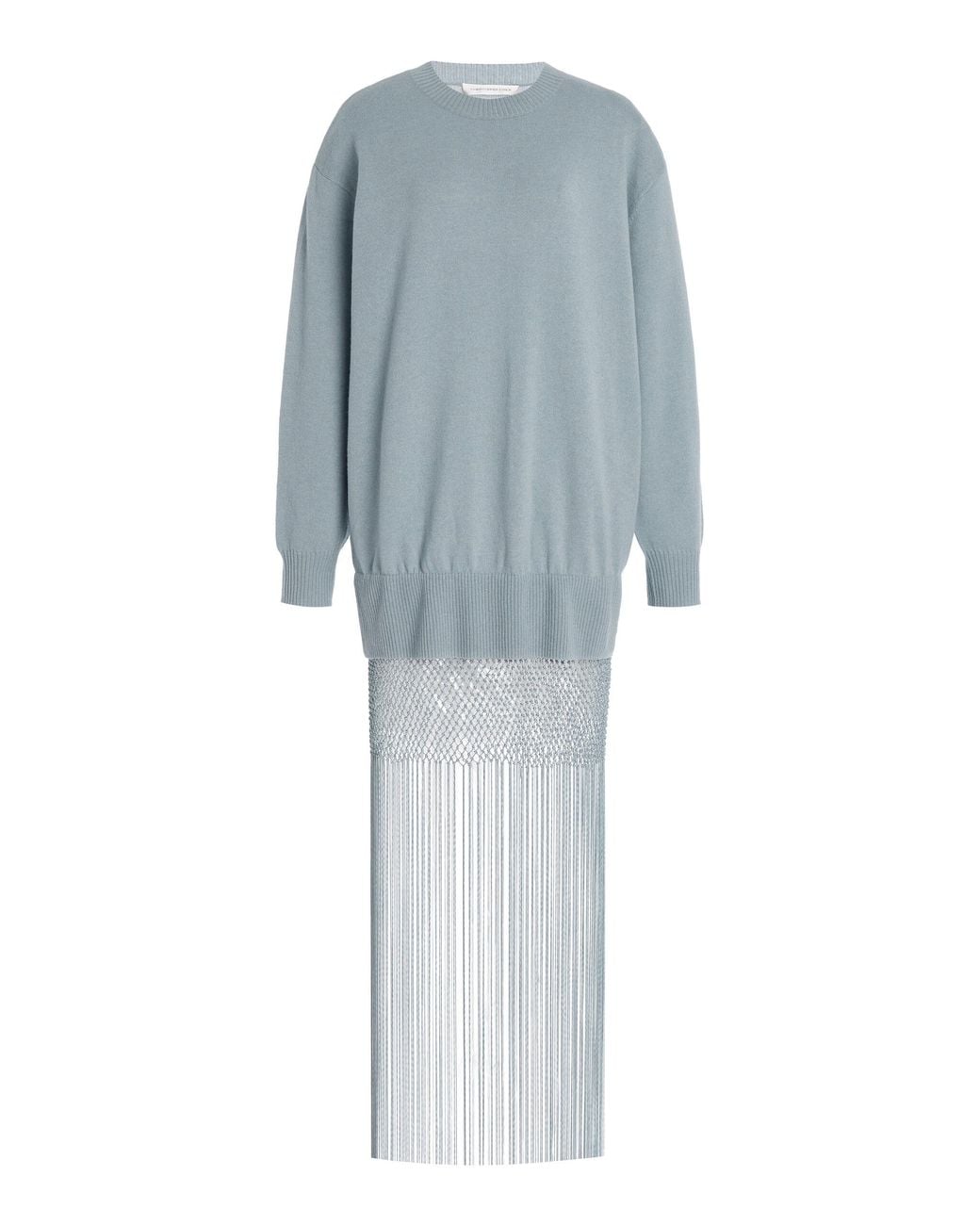 Christopher Esber Monument Layered Macrame Maxi Dress in Blue | Lyst Christopher Esber Monument Layered Macrame Maxi Dress in Blue | Lyst