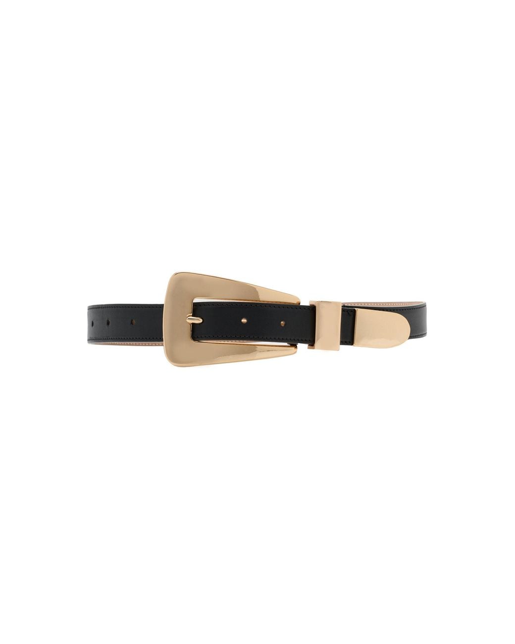 Khaite Black Lucca Leather Belt