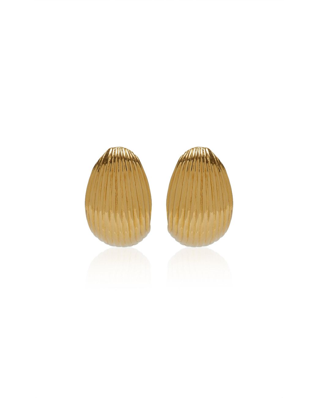 Sophie Buhai Metallic Reversible Hinged Gold Vermeil Hoops