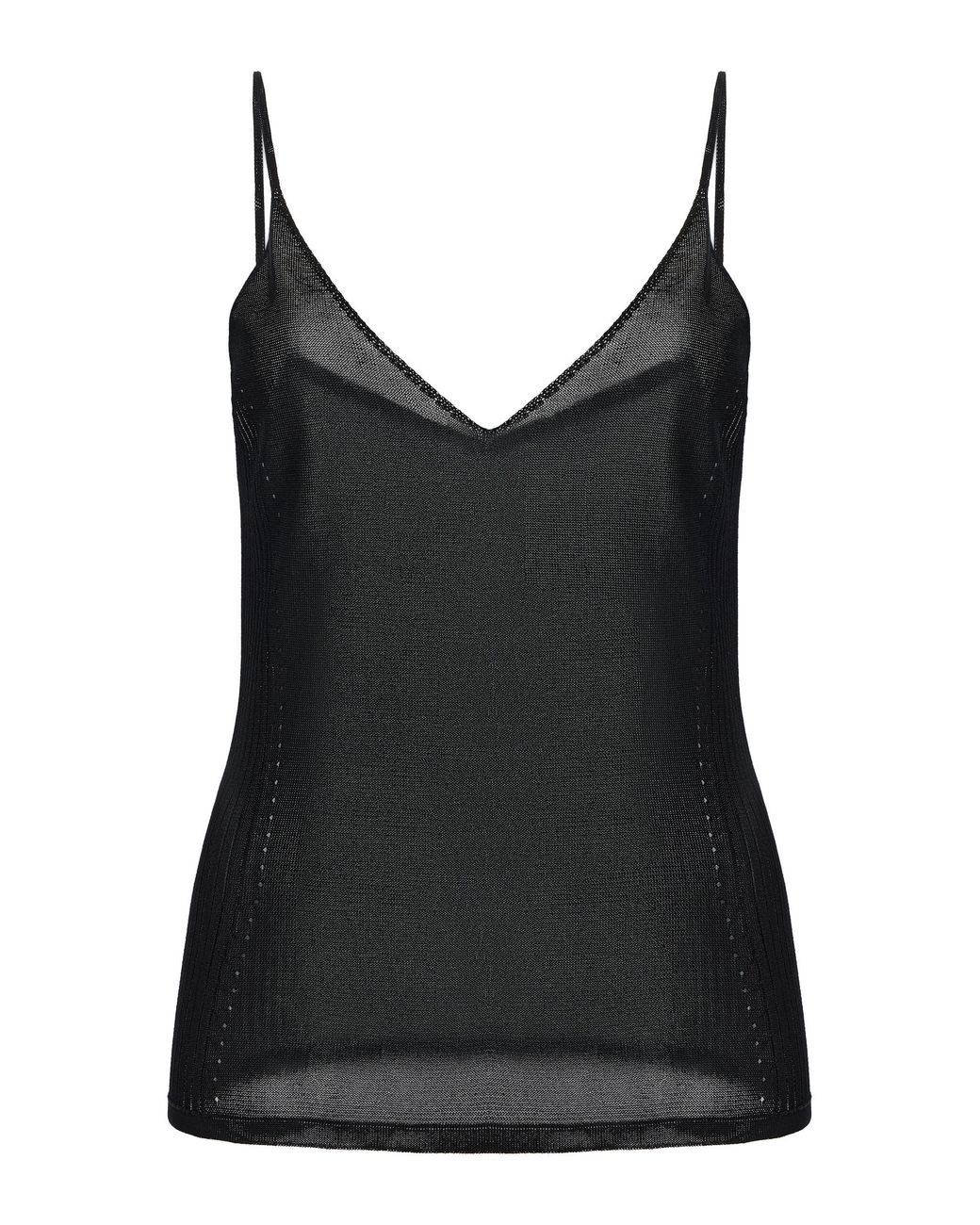 High Sport Black Tyler Slinky Knit Camisole Top