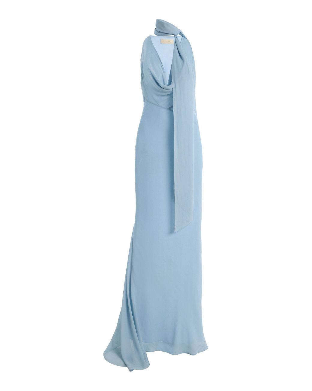 De La Vali Blue Exclusive Sasini Georgette Maxi Dress