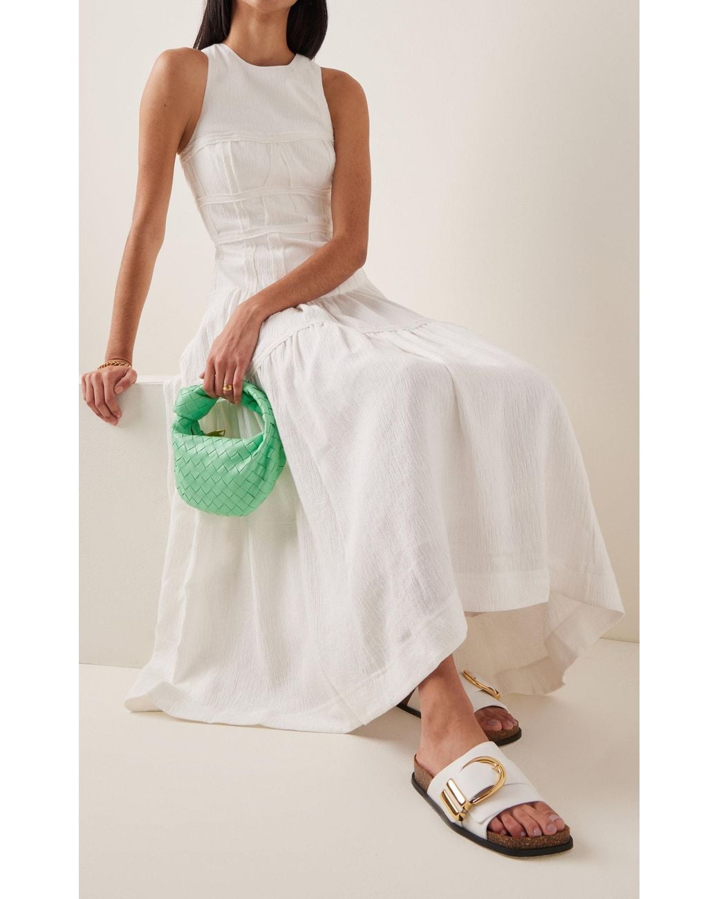aje tidal corset midi dress Aje Tidal Corset Midi Dress